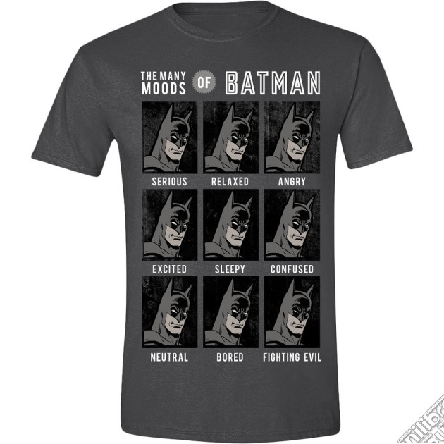 Batman - The Many Moods Of Batman Anthracite (T-Shirt Unisex Tg. 2XL) gioco