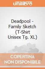 Deadpool - Family Sketch (T-Shirt Unisex Tg. XL) gioco di TimeCity