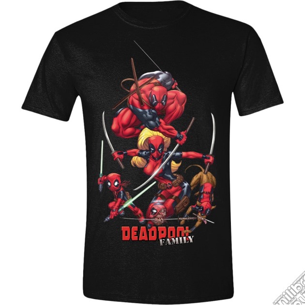 Deadpool - Family Black (T-Shirt Unisex Tg. S) gioco di TimeCity
