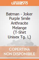 Batman - Joker Purple Smile Anthracite Melange (T-Shirt Unisex Tg. L) gioco