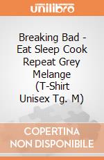 Breaking Bad - Eat Sleep Cook Repeat Grey Melange (T-Shirt Unisex Tg. M) gioco