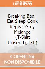 Breaking Bad - Eat Sleep Cook Repeat Grey Melange (T-Shirt Unisex Tg. XL) gioco