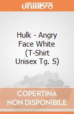 Hulk - Angry Face White (T-Shirt Unisex Tg. S) gioco