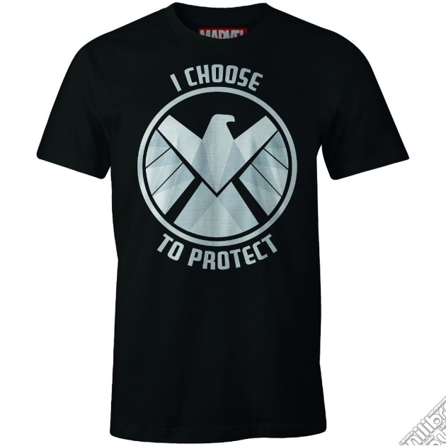 Marvel - S.H.I.E.L.D. I Choose To Protect Black (T-Shirt Unisex Tg. M) gioco
