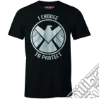 Marvel - S.H.I.E.L.D. I Choose To Protect Black (T-Shirt Unisex Tg. M) giochi