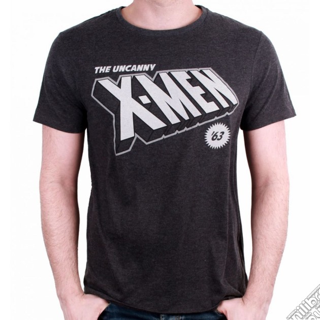 X-Men - 63 Logo Dark Heather (T-Shirt Unisex Tg. L) gioco