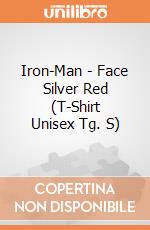 Iron-Man - Face Silver Red (T-Shirt Unisex Tg. S) gioco