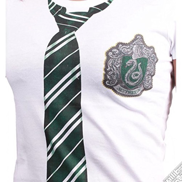 Harry Potter - Slytherin Uniform White (T-Shirt Donna Tg. M) gioco