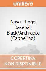 Nasa - Logo Baseball Black/Anthracite (Cappellino) gioco