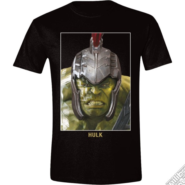 Thor: Ragnarok - Big Face Hulk Black (T-Shirt Unisex Tg. L) gioco