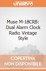 Muse M-18CRB: Dual Alarm Clock Radio Vintage Style gioco di Muse