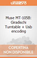 Muse MT-105B: Giradischi Turntable + Usb encoding gioco di Muse