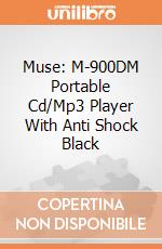 Muse: M-900DM Portable Cd/Mp3 Player With Anti Shock Black gioco