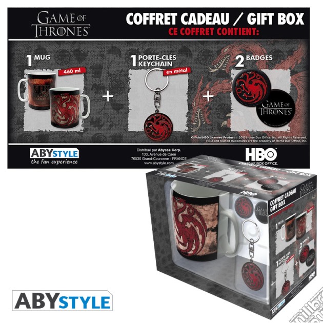 Game Of Thrones - Pck Mug + Keychain + Badges 