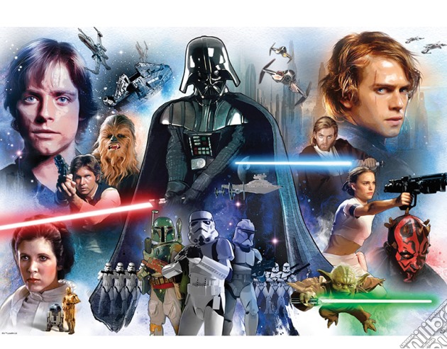 Poster Star Wars - Episode I-VI gioco di GAF