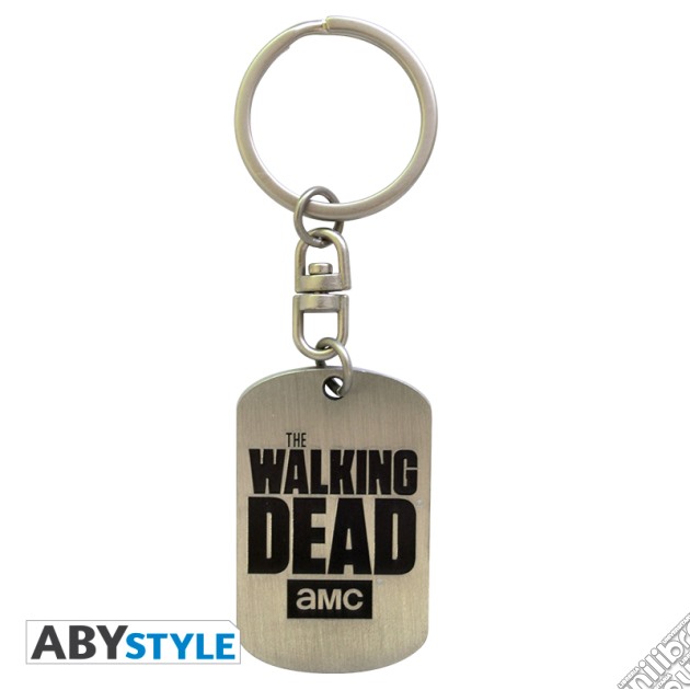 Portachiavi Walking Dead - Dog Tag Logo gioco di GAF