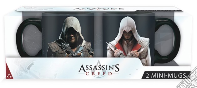Set 2 Mini Tazze Assassin C.-Ezio&Edward gioco di GAF