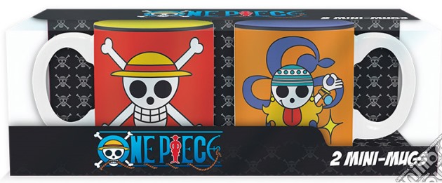 Set 2 Mini Tazze One Piece-Rubber & Nami gioco di GAF