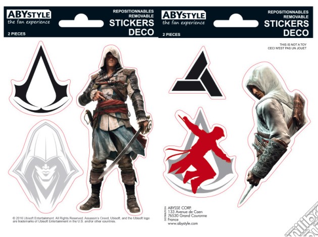 Stickers Assortiti Assassin's Creed gioco di GAF
