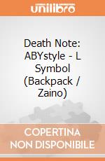 Death Note: ABYstyle - L Symbol (Backpack / Zaino) gioco di ABY Style