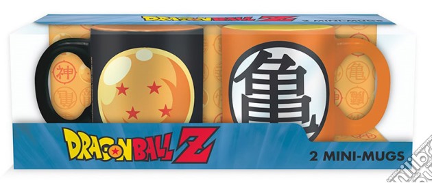 Set 2 Mini Tazze Dragonball-Sfera & Kame gioco di GAF