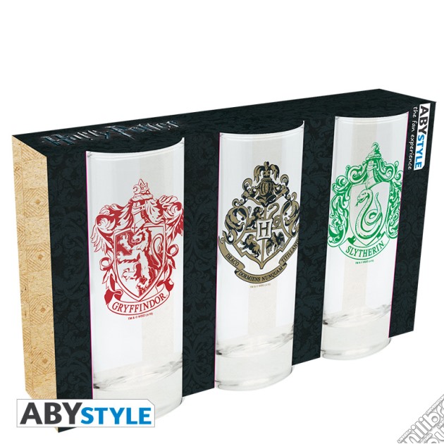 Harry Potter: ABYstyle - Harry Potter (3 Glass Set / Set Bicchieri) gioco di ABY Style