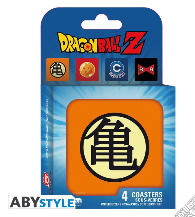 Dragon Ball: ABYstyle - Symbols (Set 4 Coasters / Set 4 Sottobicchieri) gioco di GAF