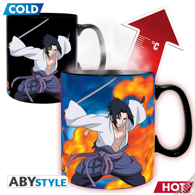 Naruto Shippuden: ABYstyle - Duel (Mug Heat Change 460 ml / Tazza Termosensibile) gioco di GAF