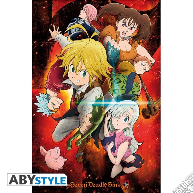 Seven Deadly Sins (The): GB Eye - Characters (Poster 91,5X61 Cm) gioco di ABY Style