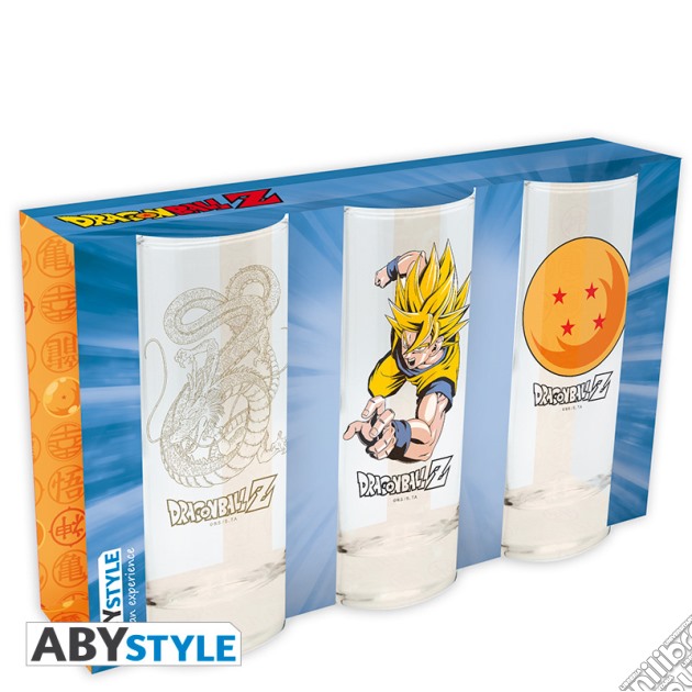 Dragon Ball: ABYstyle (3 Glass Set / Set Bicchieri) gioco di ABY Style