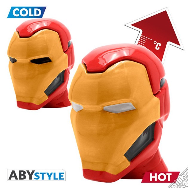 Marvel: ABYstyle - Iron Man (Mug 3D Heat Change / Tazza Termosensibile) gioco di GAF