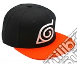 Naruto Shippuden: ABYstyle - Black & Orange Konoha (Snapback Cap / Cappellino)