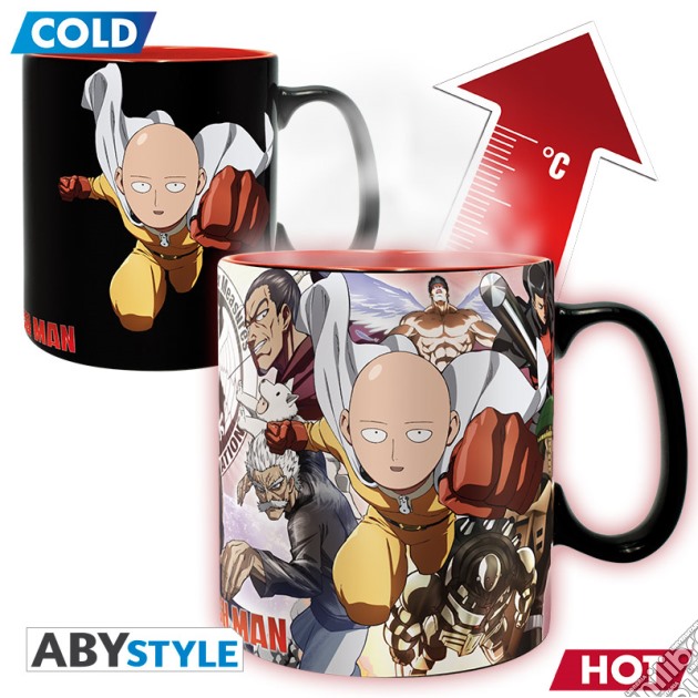 One Punch Man: ABYstyle - Heroes (Mug Heat Change 460 ml / Tazza Termosensibile) gioco di ABY Style