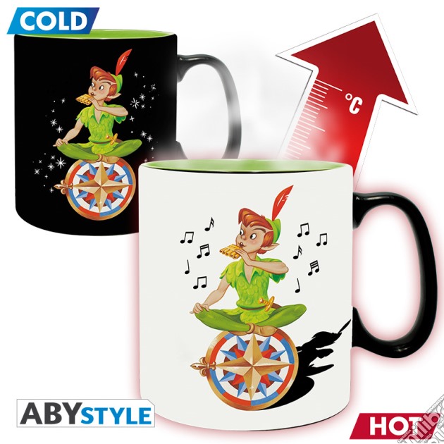 Disney - Mug Heat Change - 460 Ml - Peter Pan Neverland - Box gioco di ABY Style
