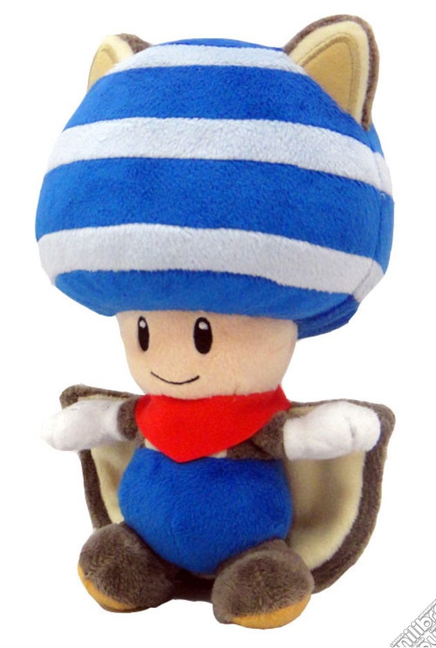 Nintendo - Peluche Toad Blu Scoiattolo Volante 20 Cm gioco di Nintendo