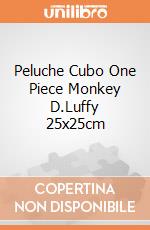 Peluche Cubo One Piece Monkey D.Luffy 25x25cm gioco di PLH