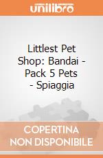 Littlest Pet Shop: Bandai - Pack 5 Pets - Spiaggia gioco