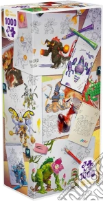 Iello - Puzzle Universe 1000 Pz. - Making Of Monsters giochi