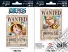 One Piece - Stickers - 16X11Cm/ 2 Sheets - Wanted Luffy/ Zoro X5 gioco di ABY Style