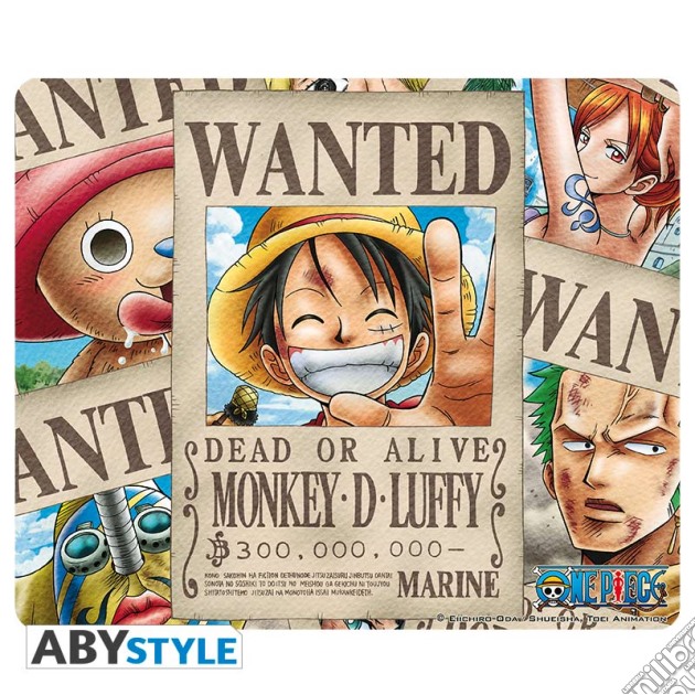 One Piece - Mousepad - Wanted Pirates gioco di ABY Style