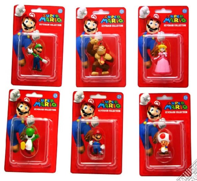 Mario Bros - Portachiavi 3D Soggetti Assortiti gioco di Nintendo