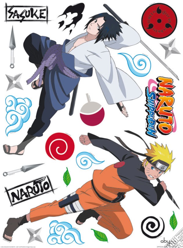 Stickers Assortiti Naruto - Serie 2 gioco di GAF