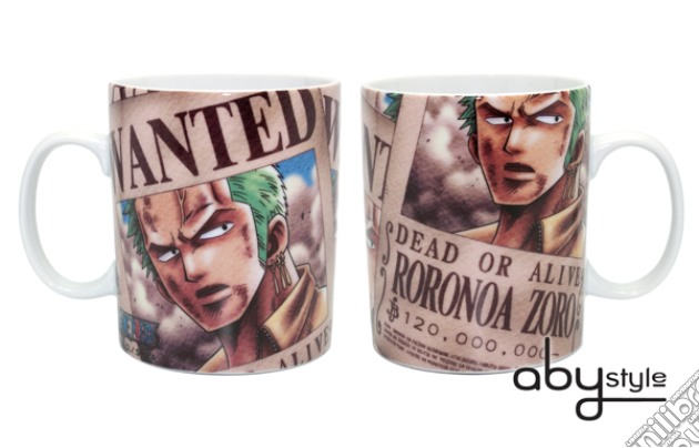One Piece - Mug - 460 Ml - Zoro Wanted - Porcl. With Box gioco di ABY Style