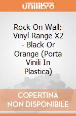 Rock On Wall: Vinyl Range X2 - Black Or Orange (Porta Vinili In Plastica) giochi