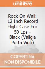Rock On Wall: 12 Inch Record Flight Case For 50 Lps - Black (Valigia Porta Vinili) giochi