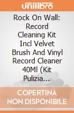 Rock On Wall: Record Cleaning Kit Incl Velvet Brush And Vinyl Record Cleaner 40Ml (Kit Pulizia Vinile) giochi