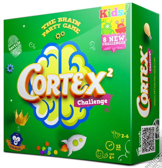 Asmodee: Cortex 2 Challenge Kids (Verde) gioco di GTAV