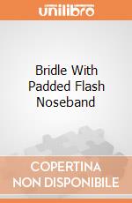 Bridle With Padded Flash Noseband gioco di HKM Basics