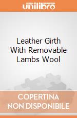 Leather Girth With Removable Lambs Wool gioco di HKM Basics