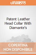 Patent Leather Head Collar With Diamante's gioco di HKM Basics